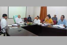 K Rosaiah convening a review meeting