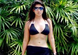 Bikinis don't provide cover