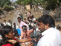 Chiranjeevi behaving like a school kid.
