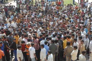 Terrific violence in Osmania and Kakatiya Universities.
