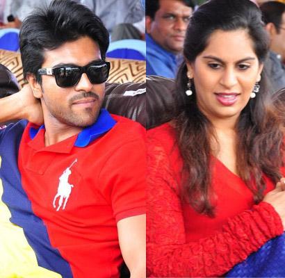 Ramcharan &amp; Upasana go Electronic