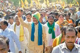 Politics of padayatra, Naidu's style