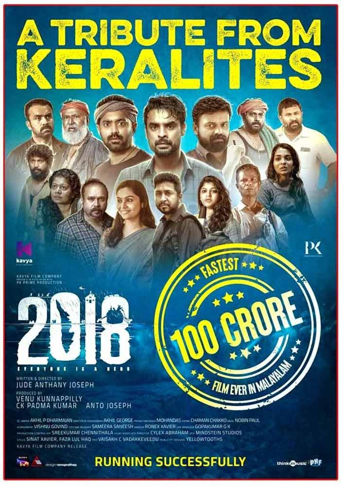 2018 Crosses Rs 100cr Becoming Third Highest Malayalam Film