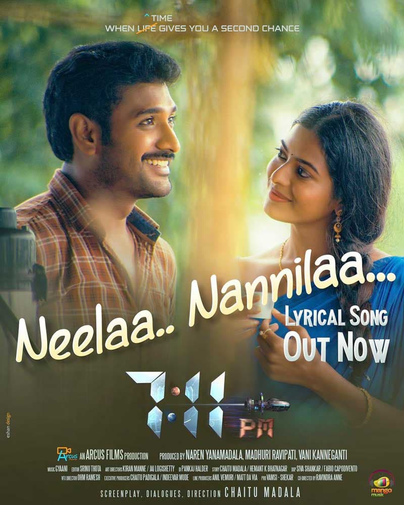 Neela Nannila From Sci-Fi Action Thriller 7:11 PM is out now