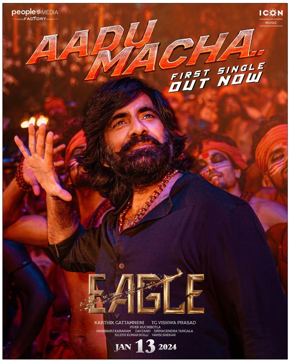 Eagle: Aadu Macha Song Gives Mass Appeal