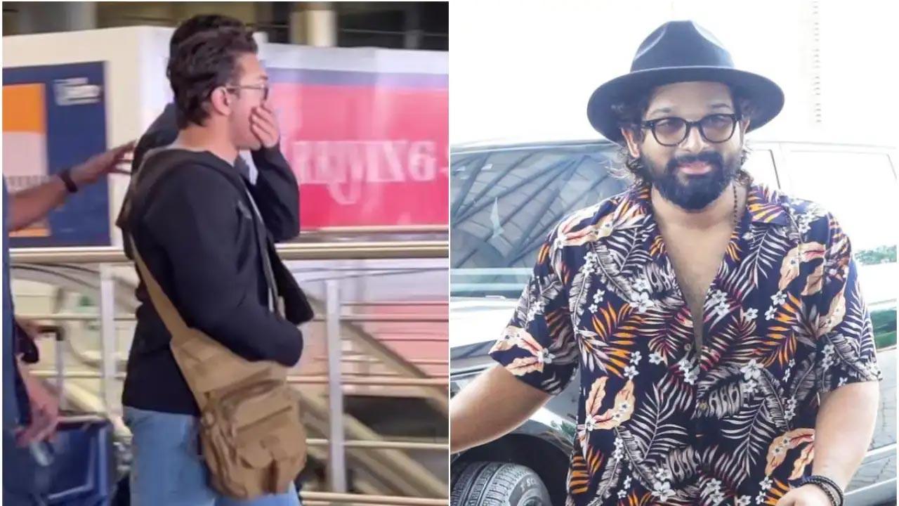 Aamir Khan in Allu Arjun car