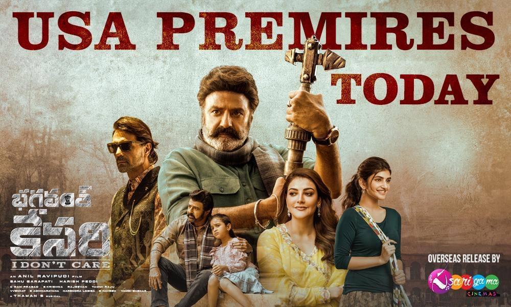 BHAGAVANTH KESARI USA Premieres today!