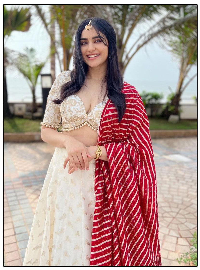 Adah Sharma Stuns In Traditional Lehenga