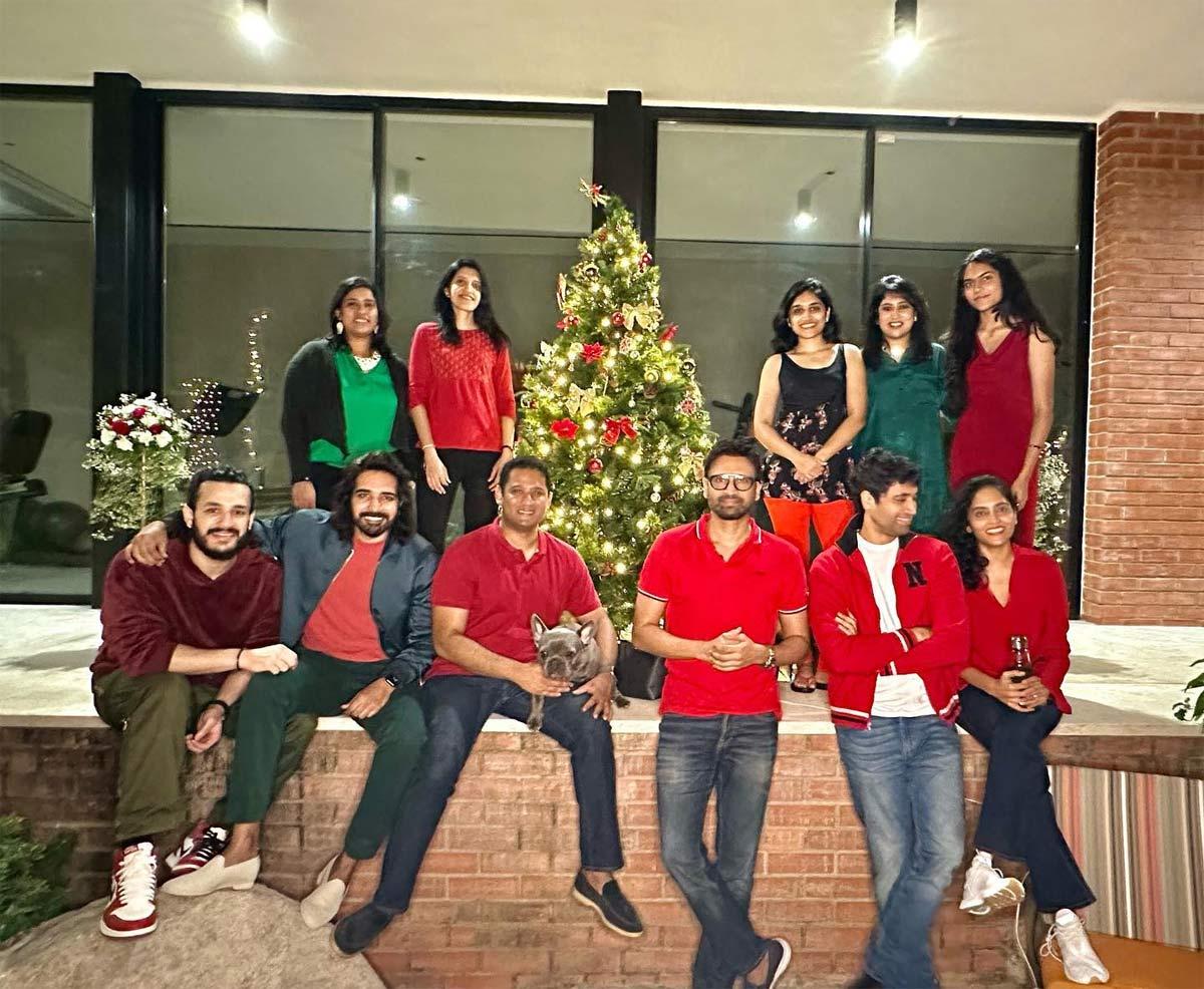 Adivi Sesh Joins Akkineni Family Christmas Celebrations