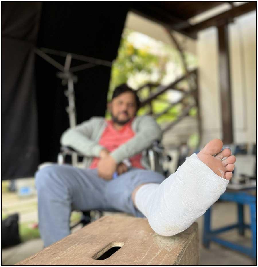 Director Surender Reddy injured during the shoot