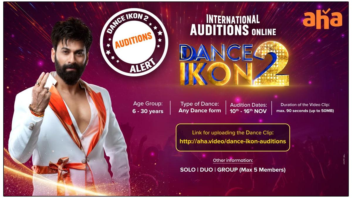 Aha OTT Announces Dance IKON2 International Online Auditions