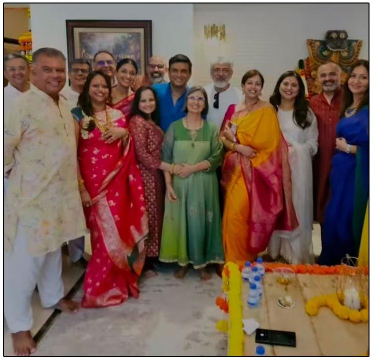Ajith Kumar Celebrates Diwali With R Madhavan In Dubai