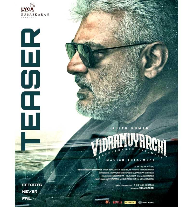Vidaamuyarchi Teaser Confirms 2025 Pongal Release