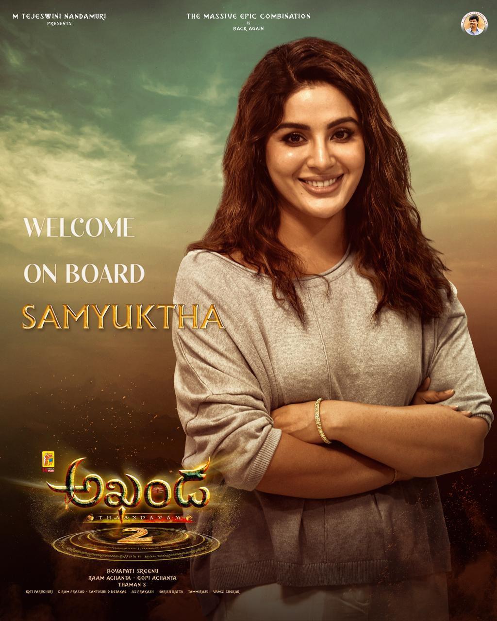 Samyuktha Joins The Cast Of Akhanda 2 Thandavam