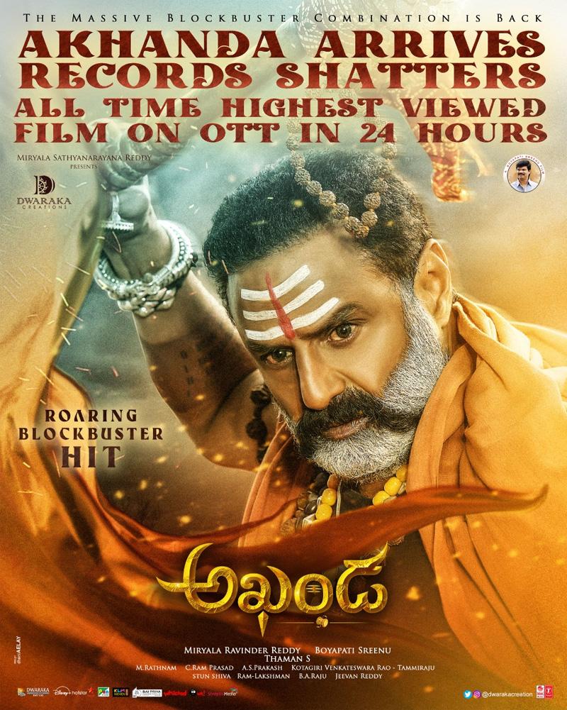 Akhanda's shocking sensation on OTT