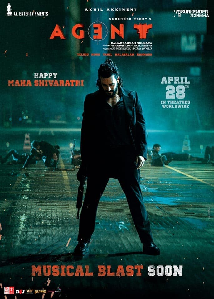 Akhil Is Getting Ready With His Agent Music Blast