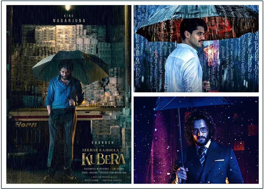 Akkineni Heroes romance with Umbrellas