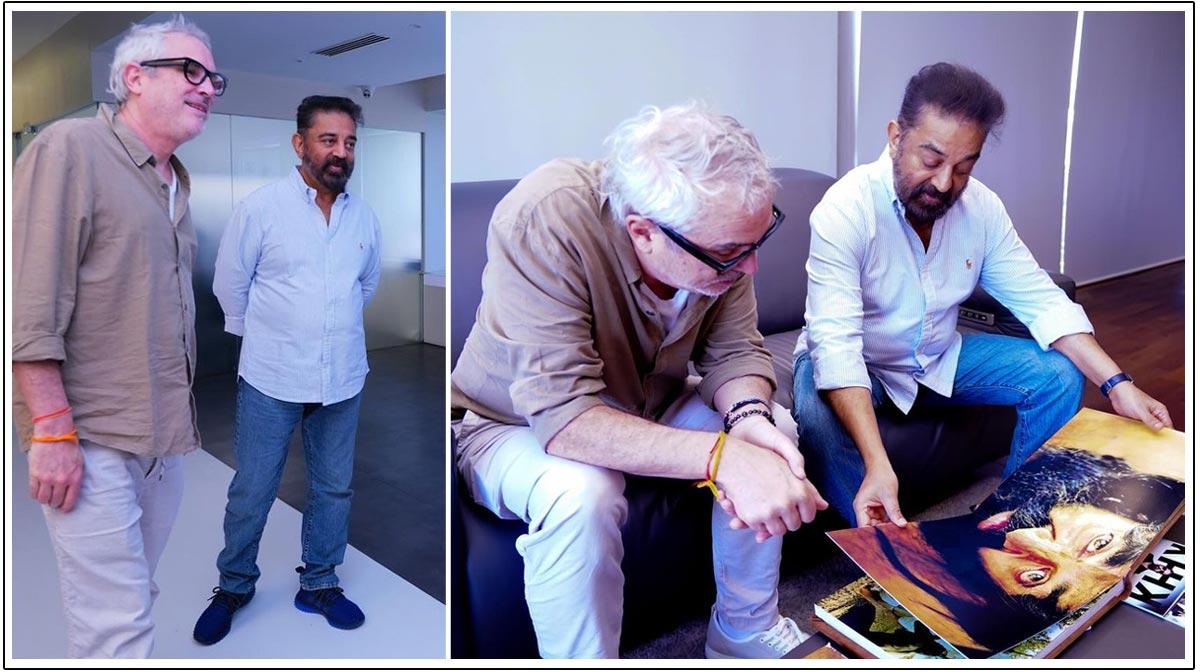 Kamal Haasan Meets Mexican Filmmaker Alfonso CuarÃ³n