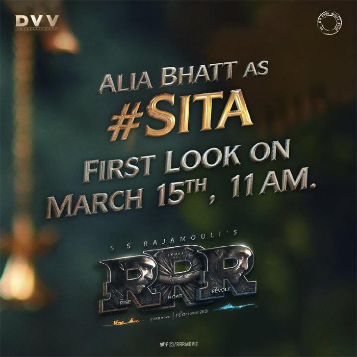 RRR Exciting Update: Meet Sita In All Her Glory