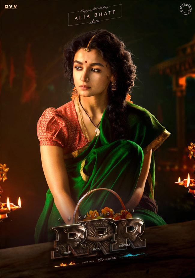 Alia Bhatt First Look As Strong Willed Sita In RRR