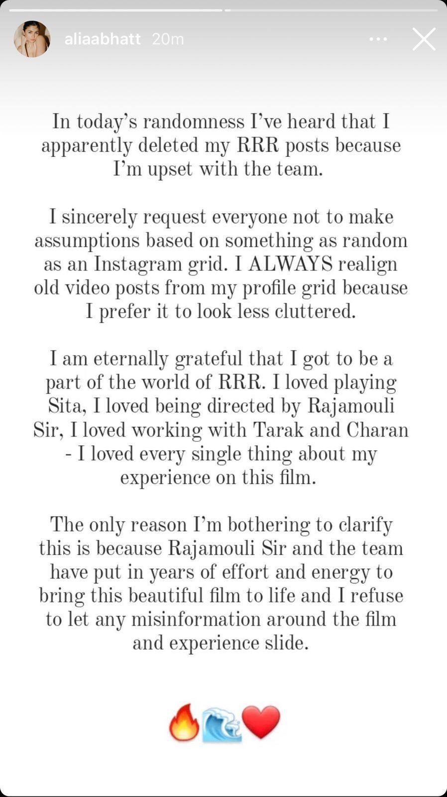 Alia Bhatt rubbishes insulting RRR