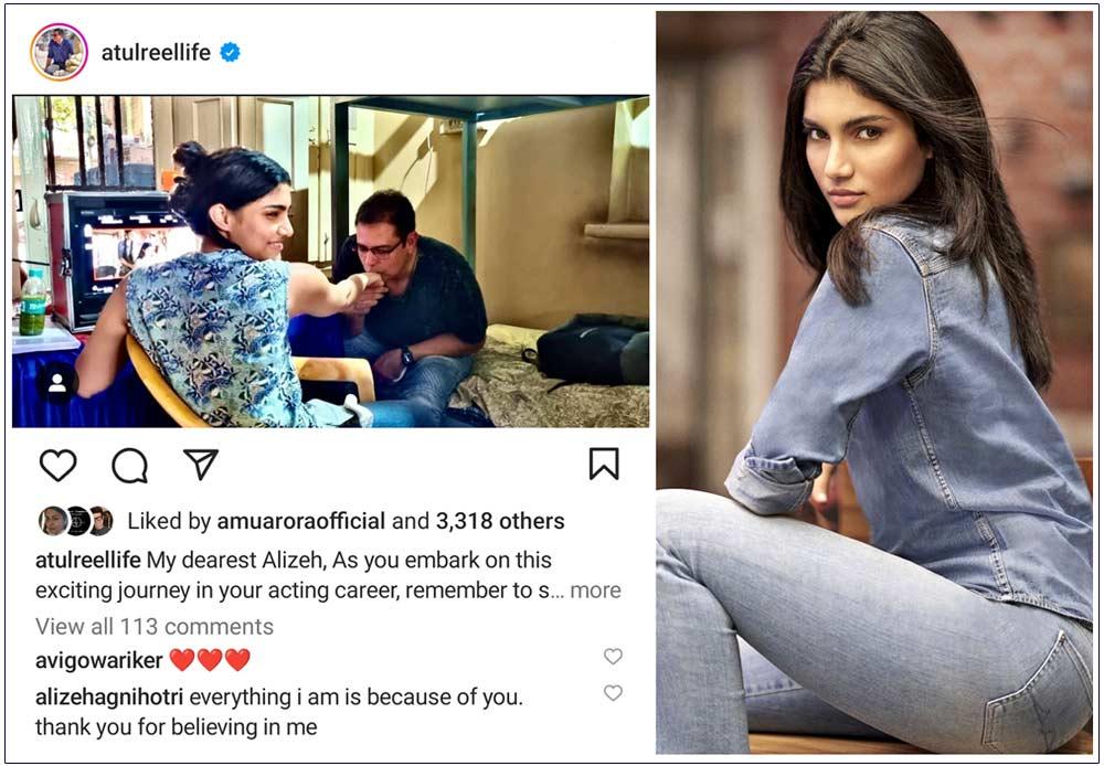 Director touching message as his daughter turns an actress