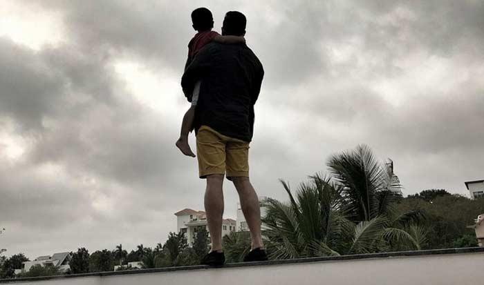 Bunny Blissful Moment With His Son