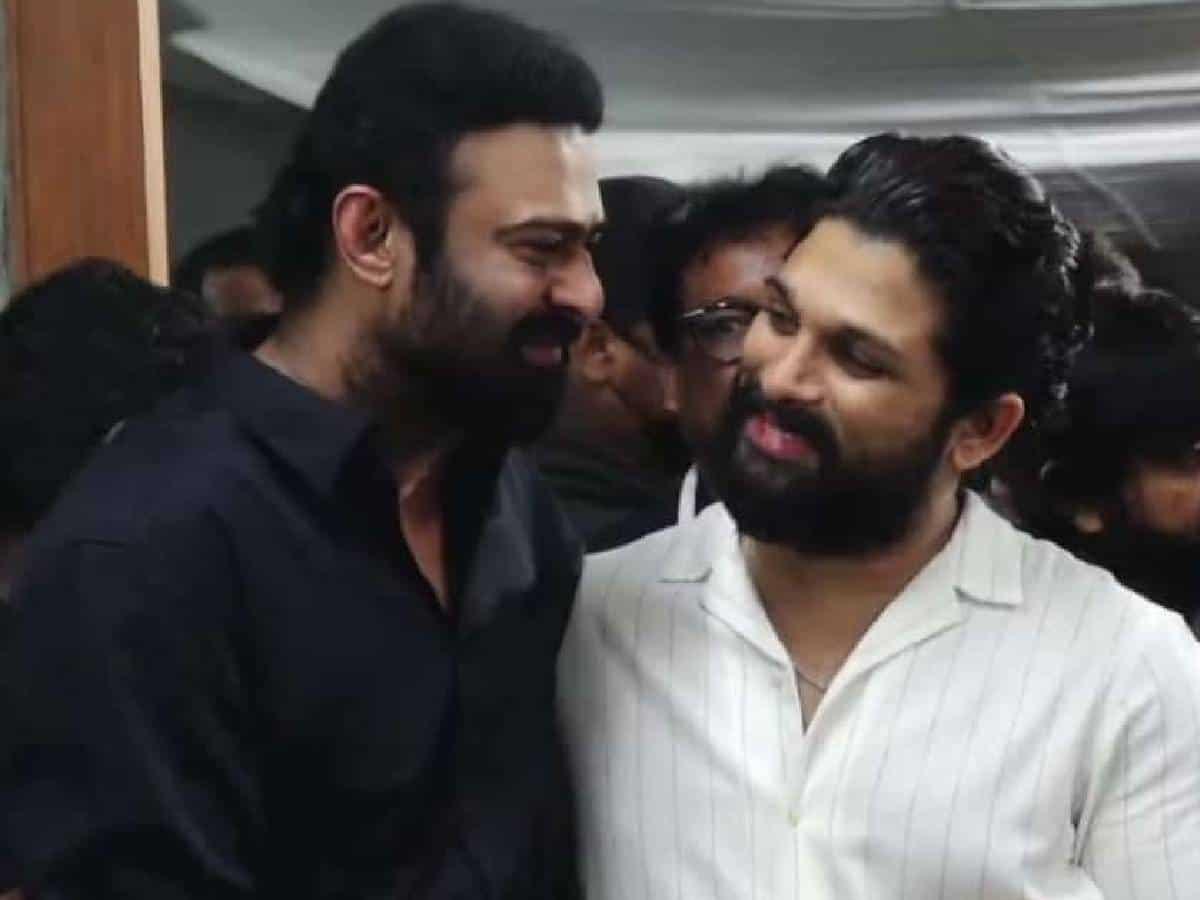 Brutally trolled Allu Arjun finally meets Prabhas
