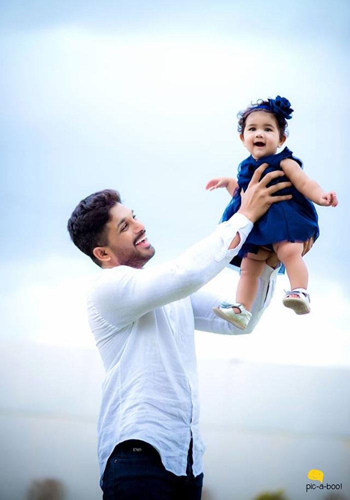 Allu Arjun's Cute Daughter Craze in SM