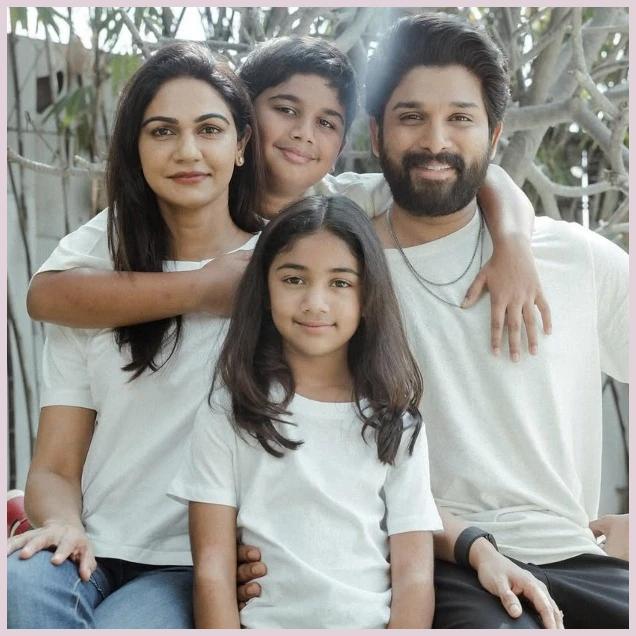 Sneha Reddy shares Icon Star family snap