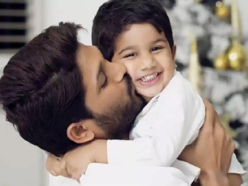Son surprises Allu Arjun over Pushpa