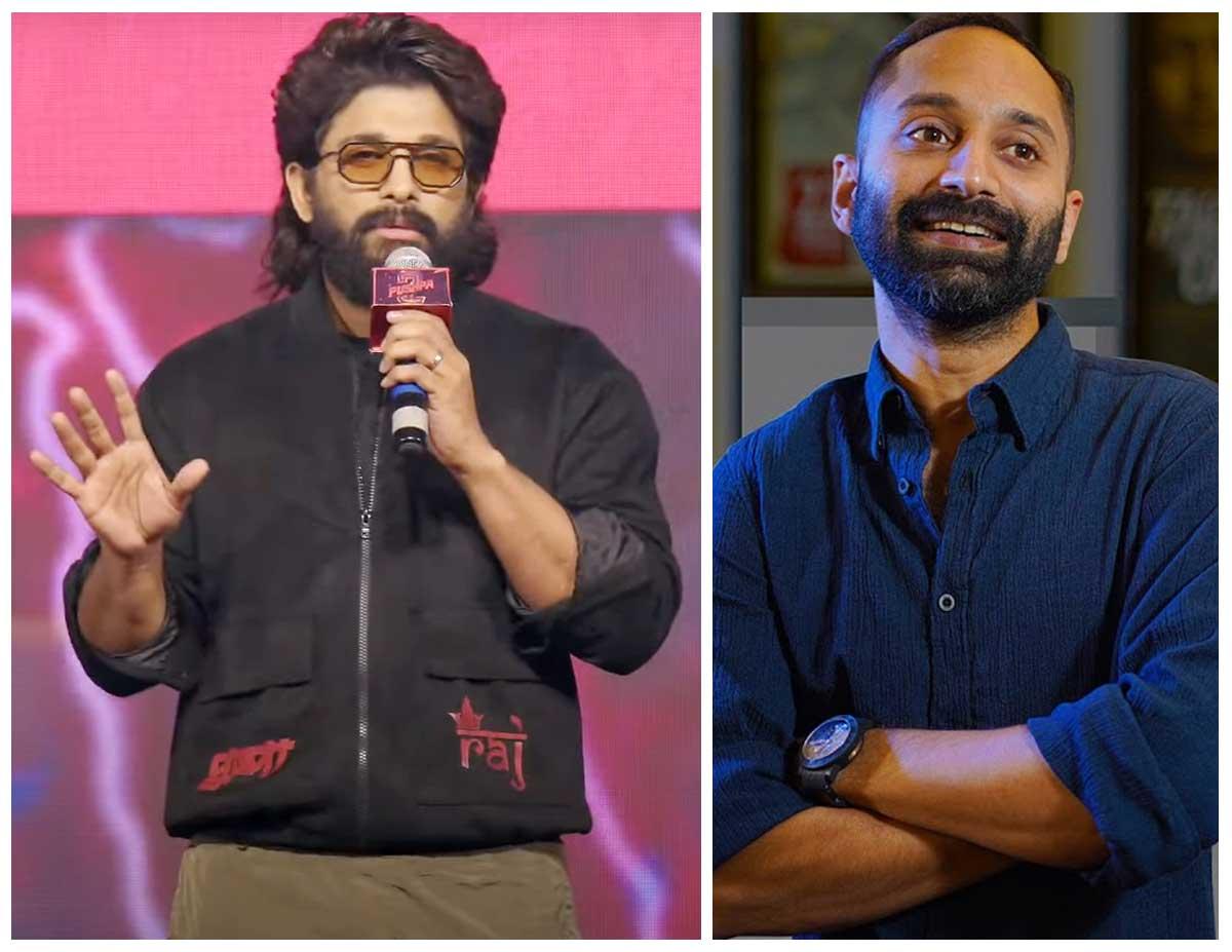 Allu Arjun Showers Praises On Fahadh Faasil