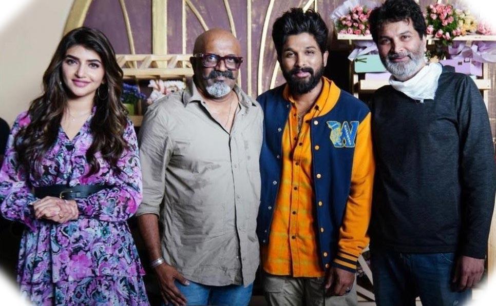 Allu Arjun - SreeLeela Paired up for the commercial ad