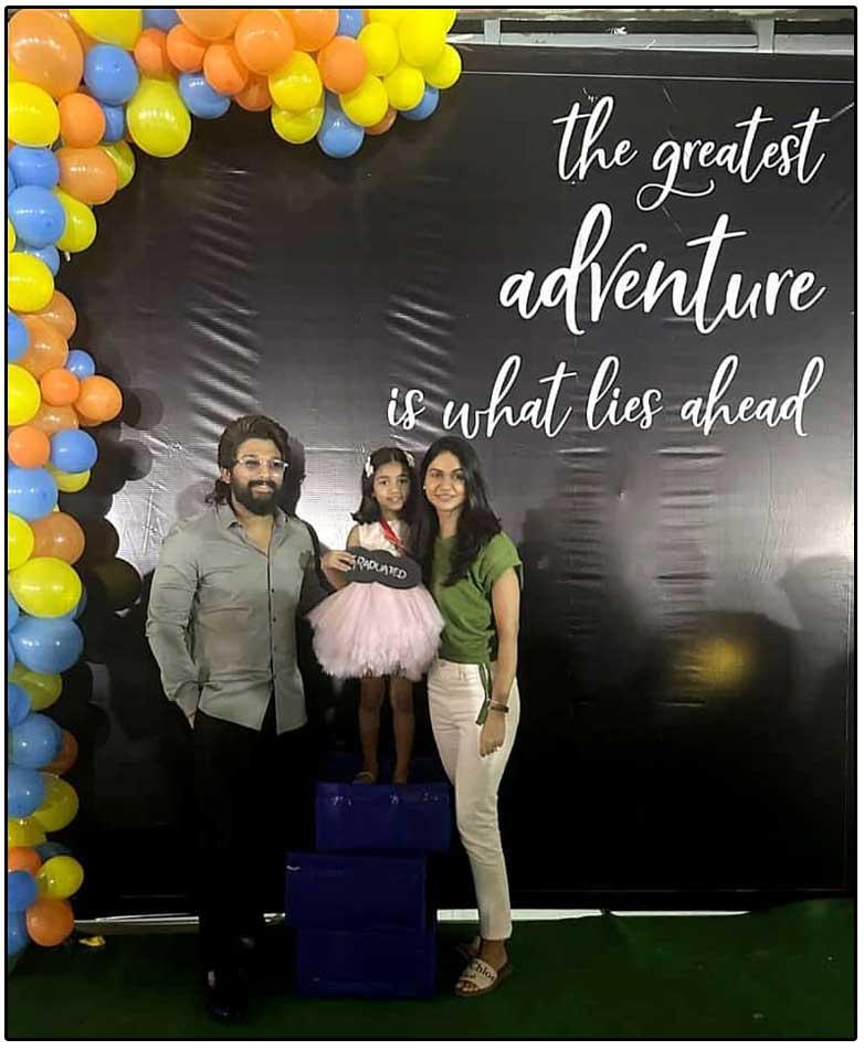 Allu Arha cute picture with her dad goes viral