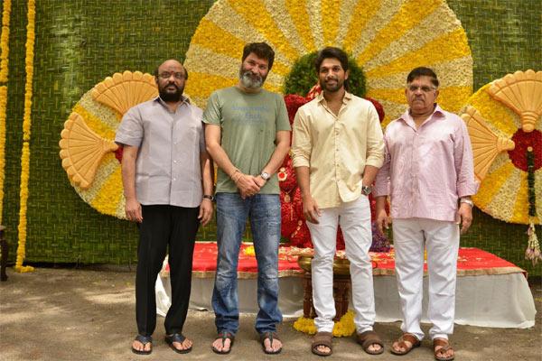 Allu Arjun, Trivikram Film Launched
