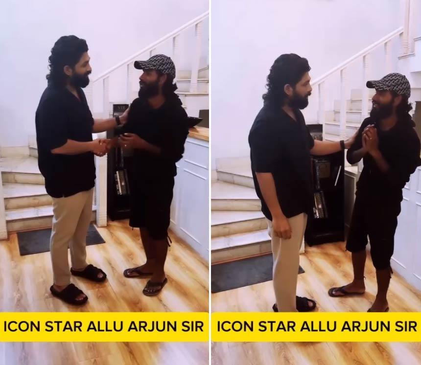 Fan cycles all the way for Allu Arjun