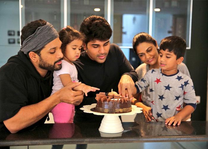 Allu Arjun Awesome Tweet on His Baby Brother