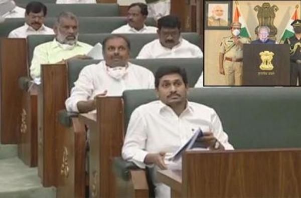 AP Assembly Session: YS Jagan Wears No Mask