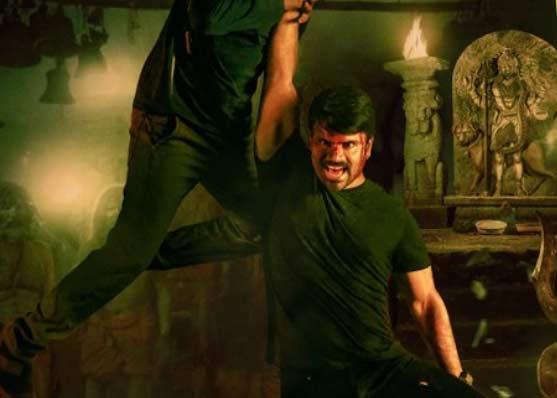 Ashwin Babu Shivam Bhaje first look intense