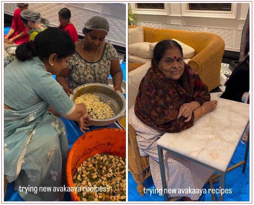 Upasana Promoting Athamma Kitchen Creatively