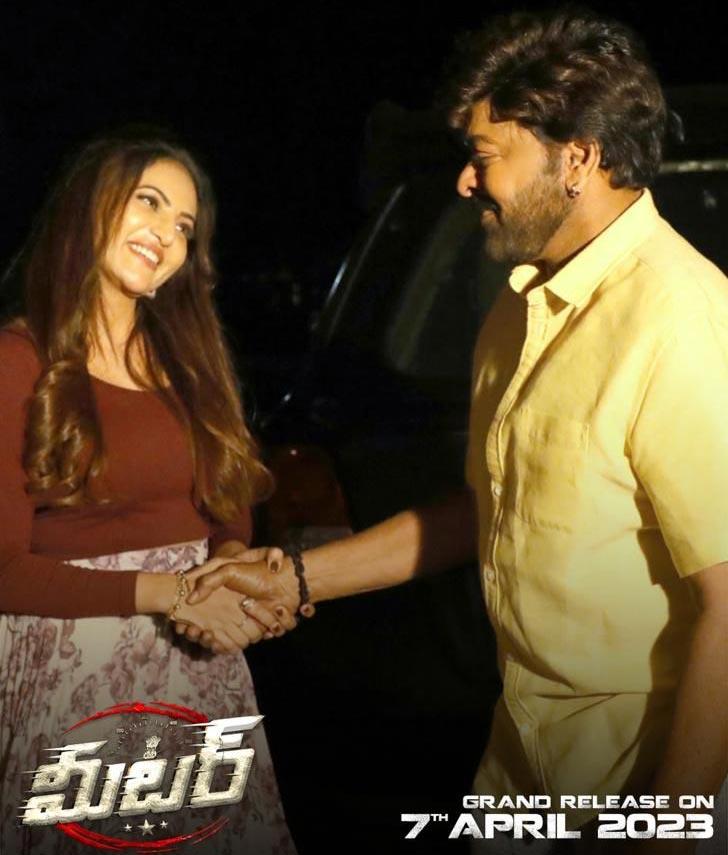 Athulya Ravi meets Chiranjeevi