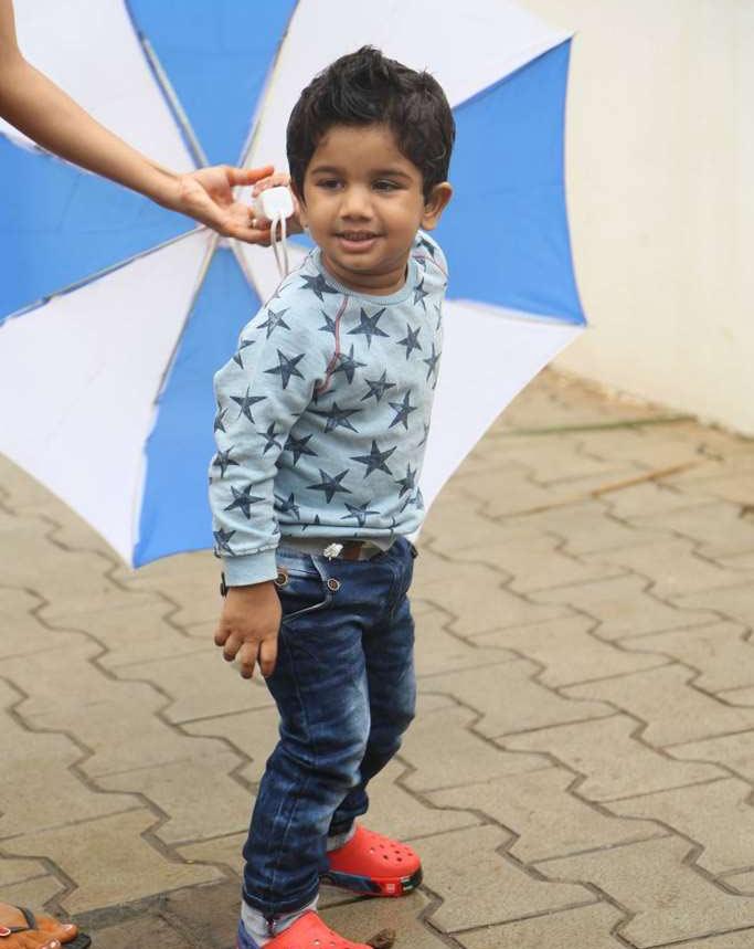 Allu Arjun's son enjoys car ride