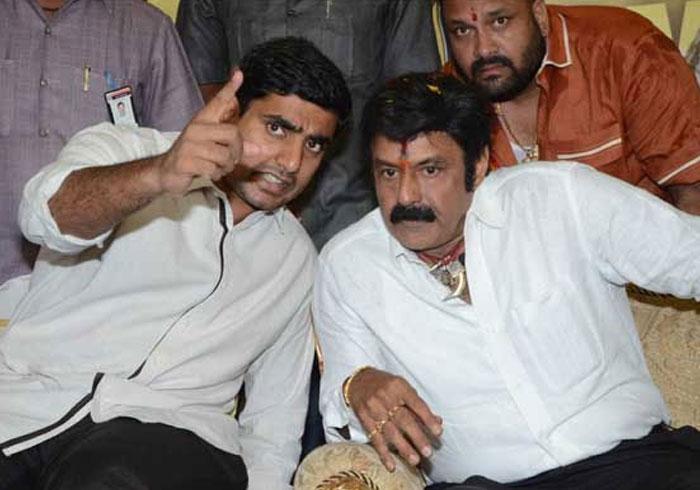 Naidu Satires on Balayya &amp; Lokesh?