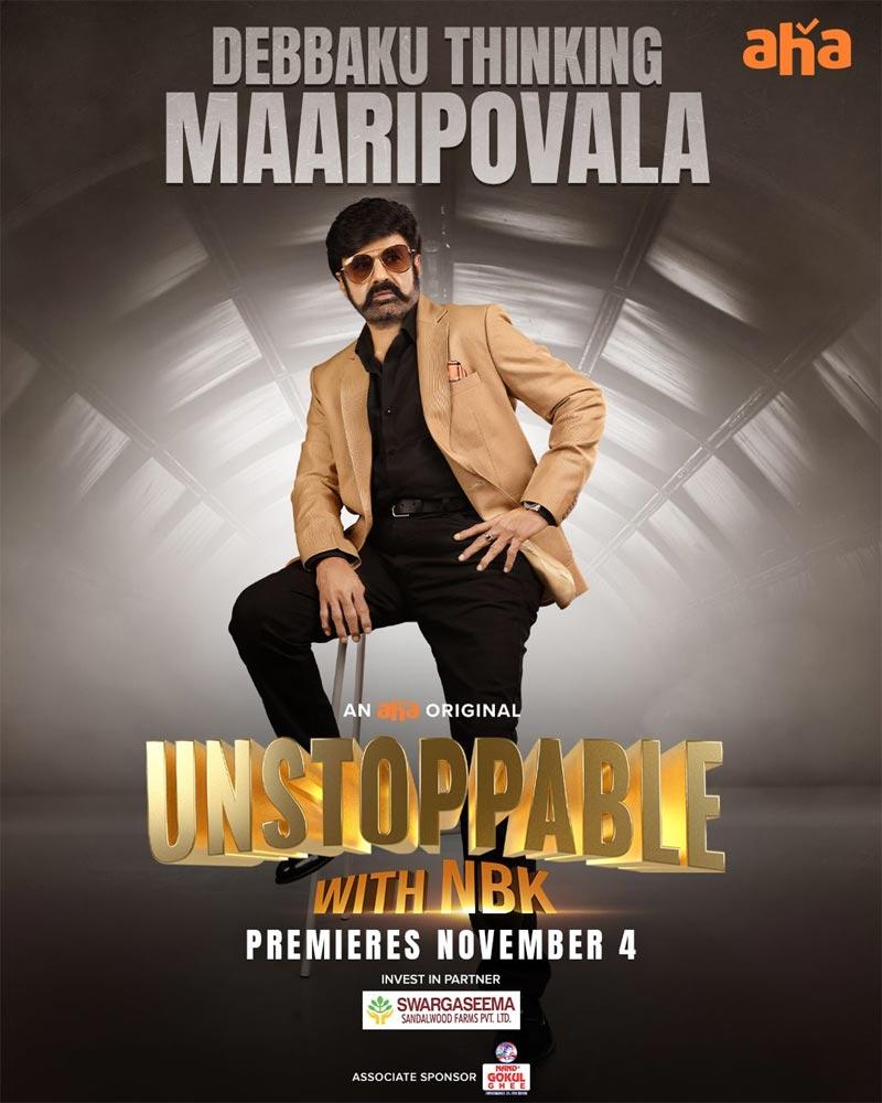 Balakrishna's Unstoppable new poster shows the power