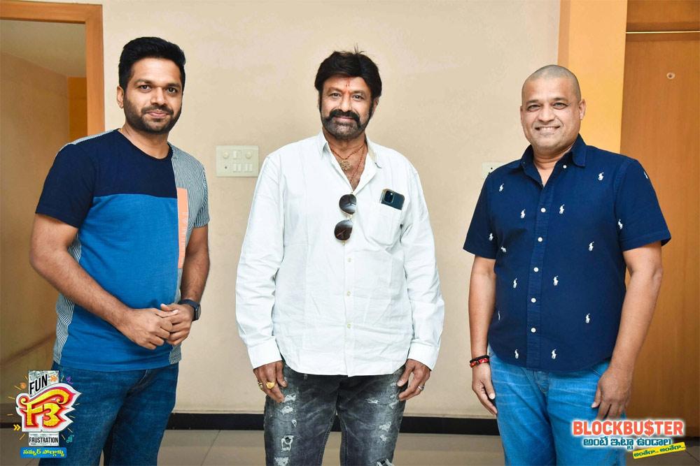 Balakrishna enjoying F3 fun riot