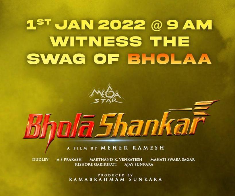 Bhola Shankar promises a New Year blast