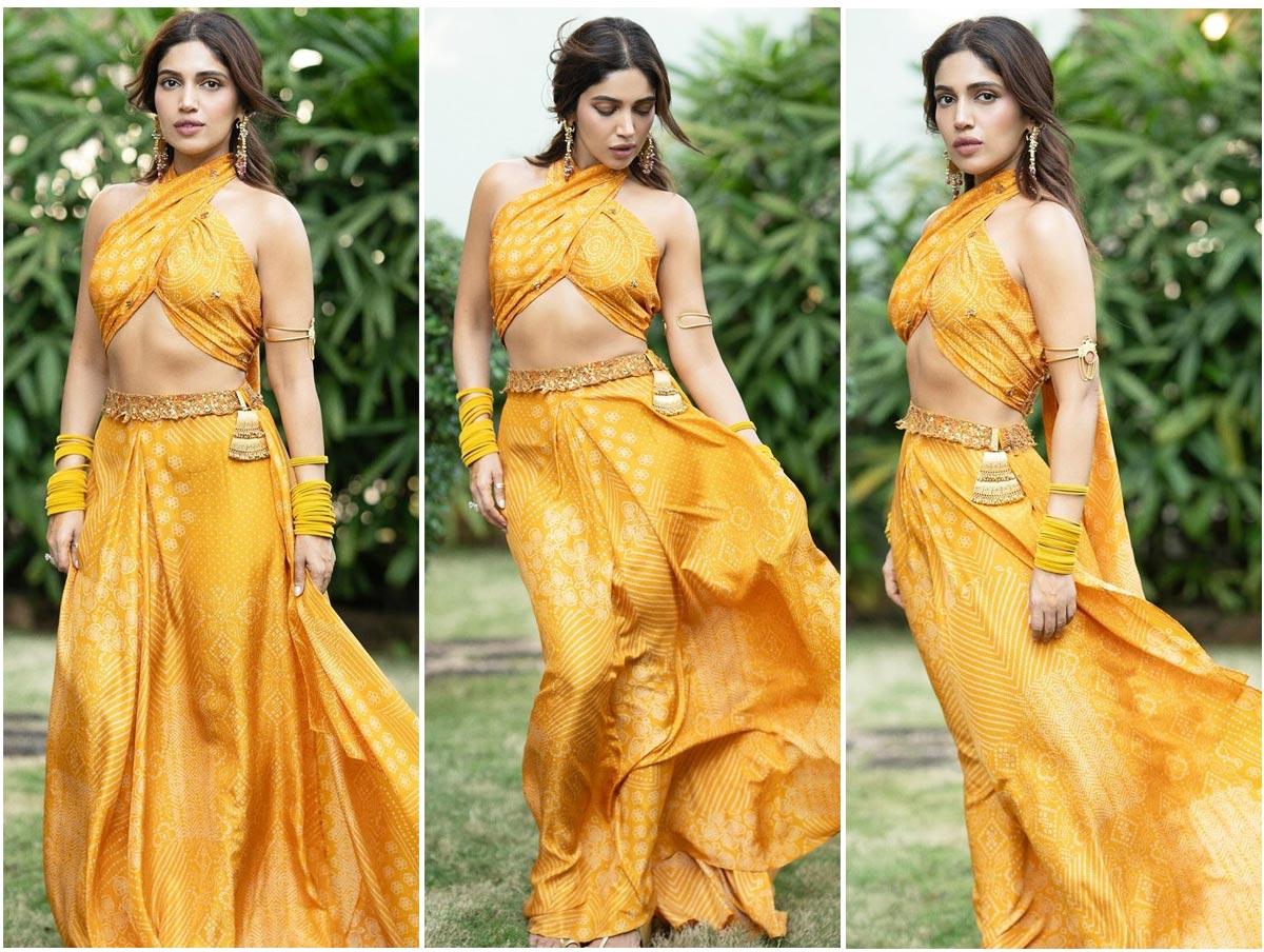 Bhumi Pednekar Wows In Yellow Dress