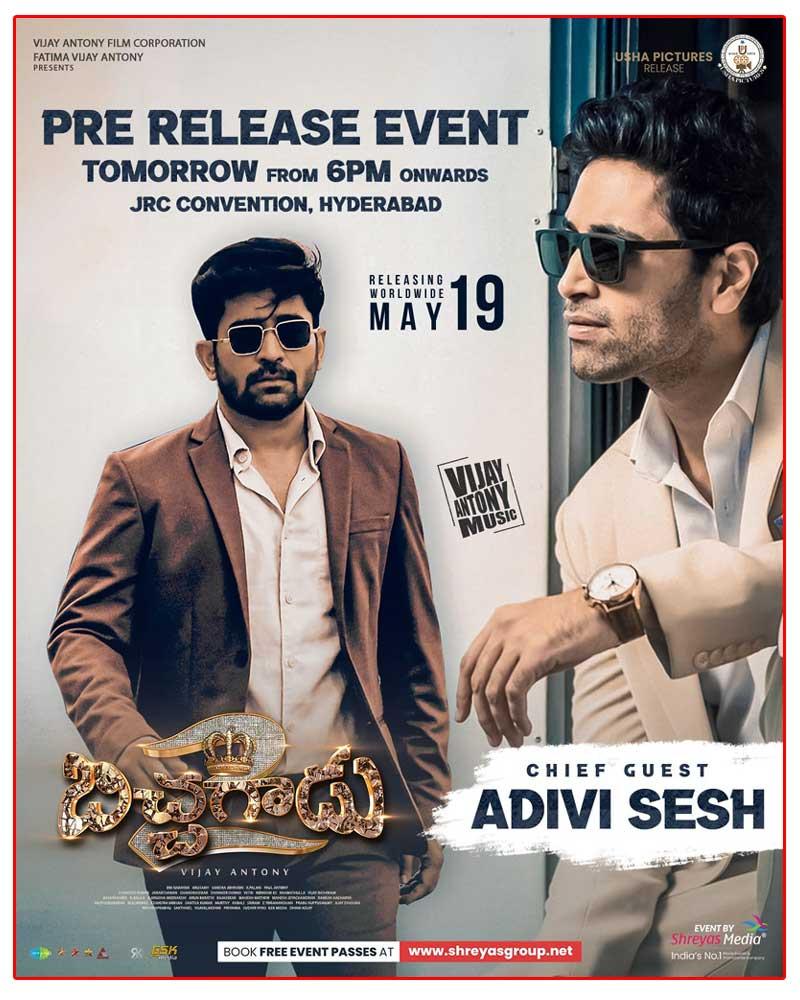 Adivi Sesh for Bichagadu 2 pre release