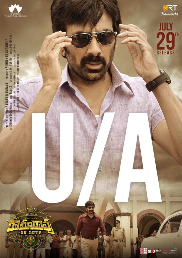 Ramarao On Duty bookings are in full swing