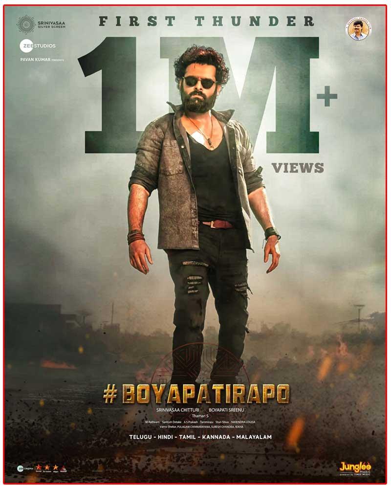 Boyapati-RaPo first thunder intense